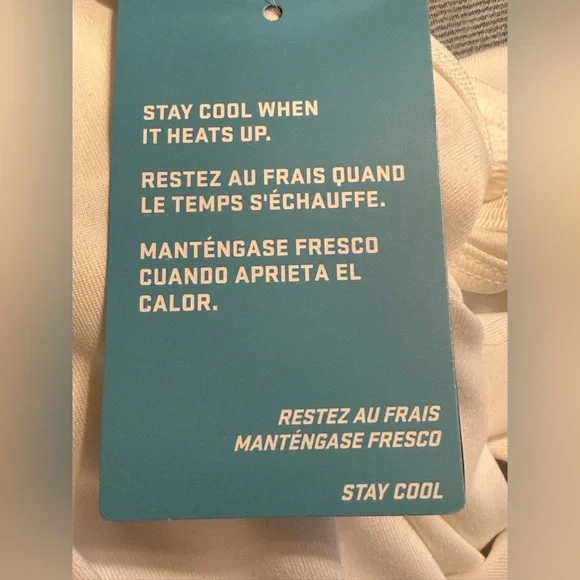 NWT Nike White Athletic DRI-FIT Tank Top Size Large - Picture 13 of 14